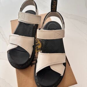 Dr. Martens Vossie J White Sandals